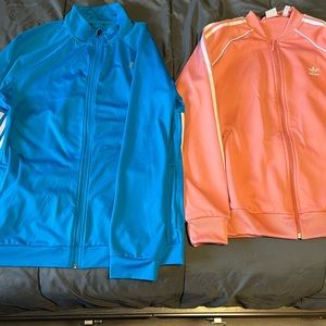 2! Adidas zip up athletic sweaters